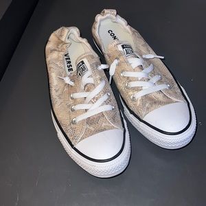 Converse Chuck Taylor All Star Snake Print Low Rise Size 9.